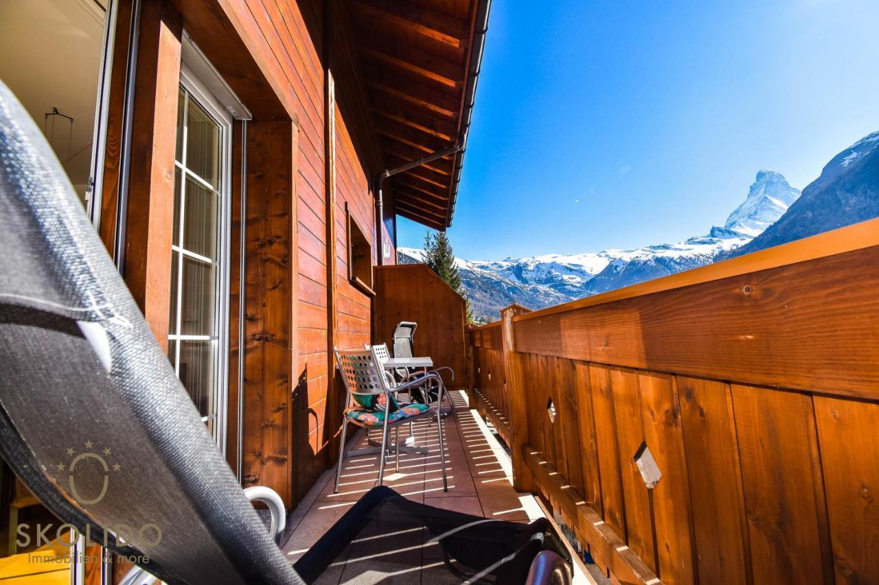 Wohnung In Zermatt Mit Postkarten Matterhornblick Exteriér fotografie