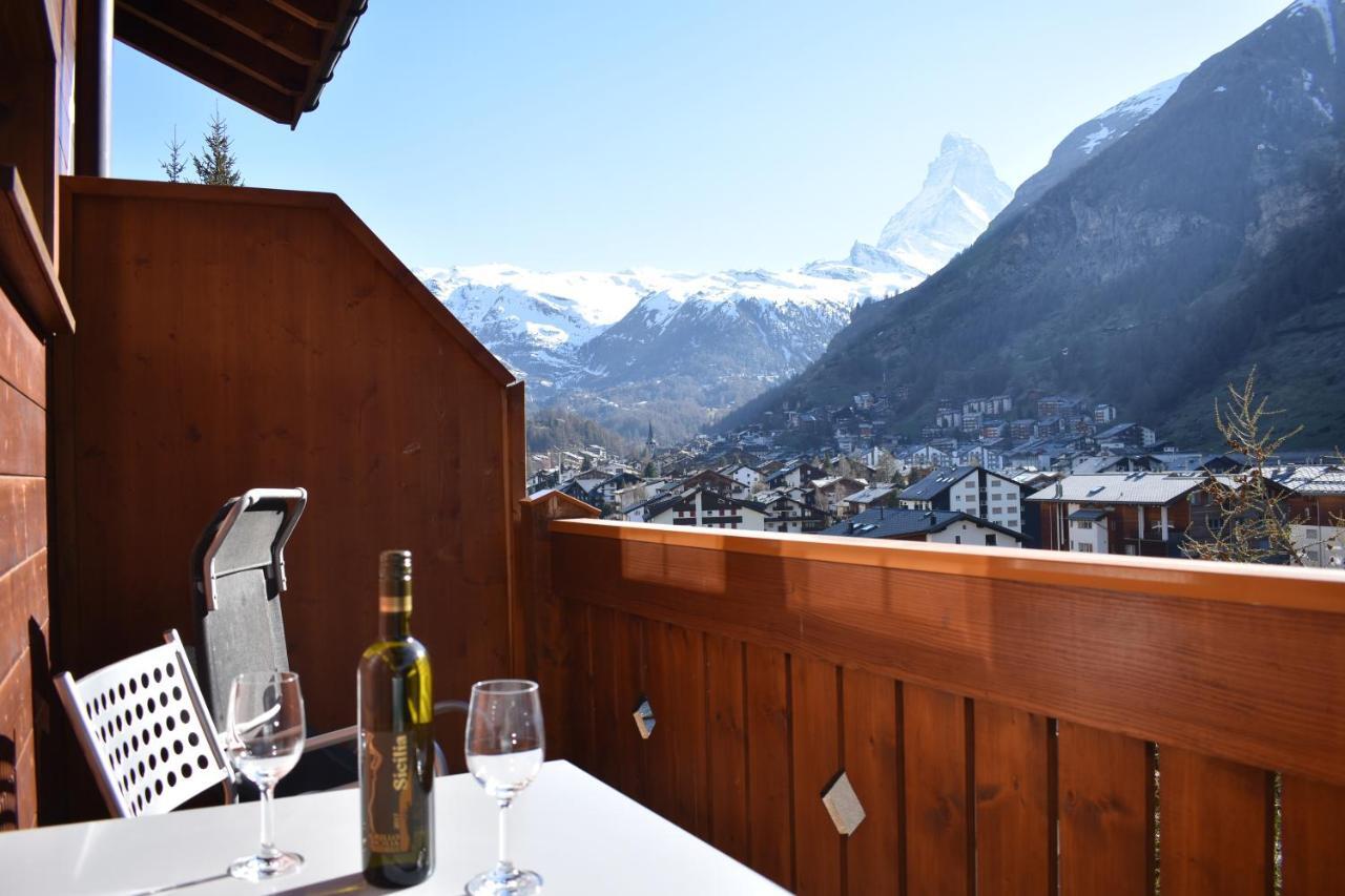Wohnung In Zermatt Mit Postkarten Matterhornblick Exteriér fotografie